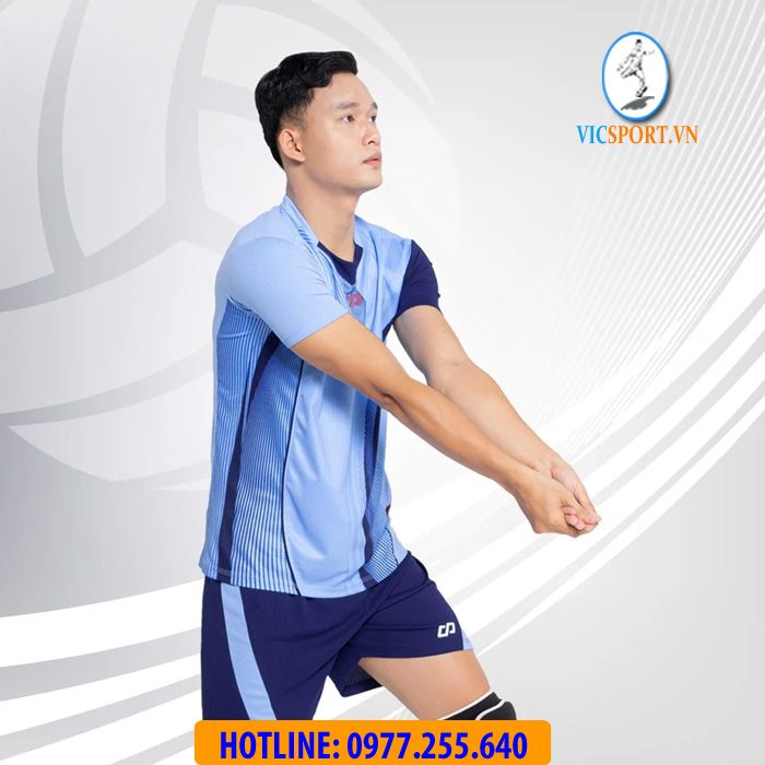ÁO BÓNG CHUYỀN NAM ZENTIGA MÀU XANH BIỂN - Hình ảnh 4