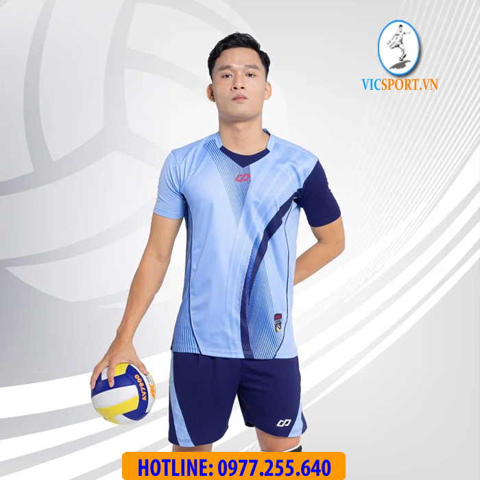 ÁO BÓNG CHUYỀN NAM ZENTIGA MÀU XANH BIỂN