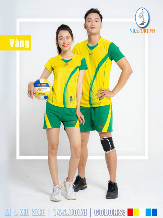 ÁO BÓNG CHUYỀN NAM ZENTIGA MÀU VÀNG - Hình ảnh 3
