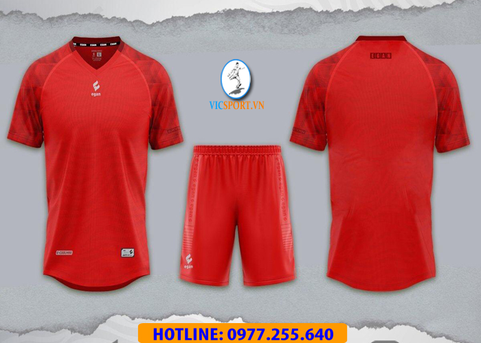 ÁO ĐÁ BANH ALPHA-TD04 MÀU ĐỎ - Hình ảnh 2