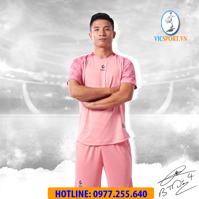 ÁO ĐÁ BANH ALPHA-TD04 MÀU HỒNG - Hình ảnh 9