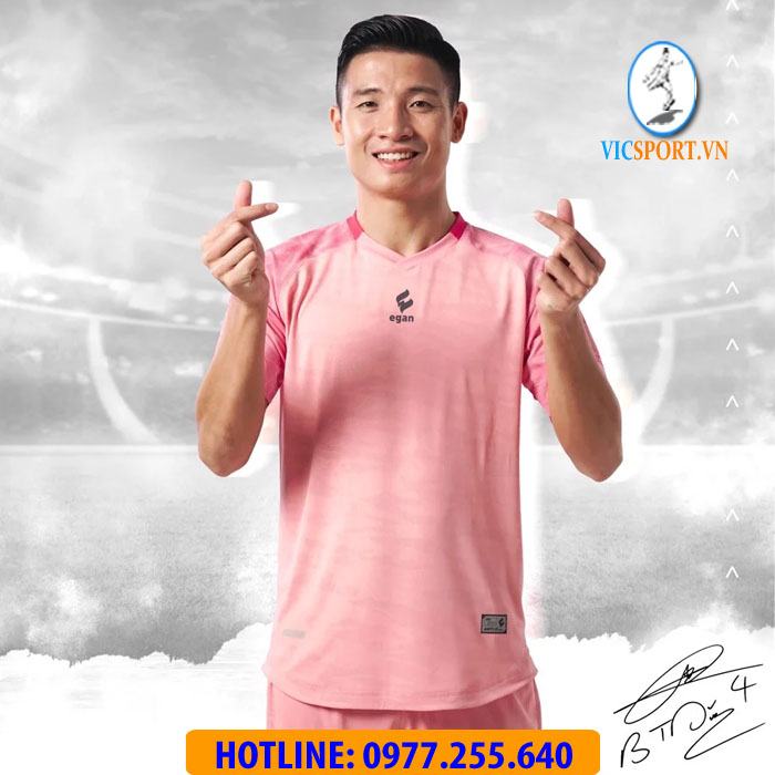 ÁO ĐÁ BANH ALPHA-TD04 MÀU HỒNG - Hình ảnh 5