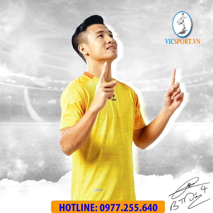 ÁO ĐÁ BANH ALPHA-TD04 MÀU VÀNG - Hình ảnh 11