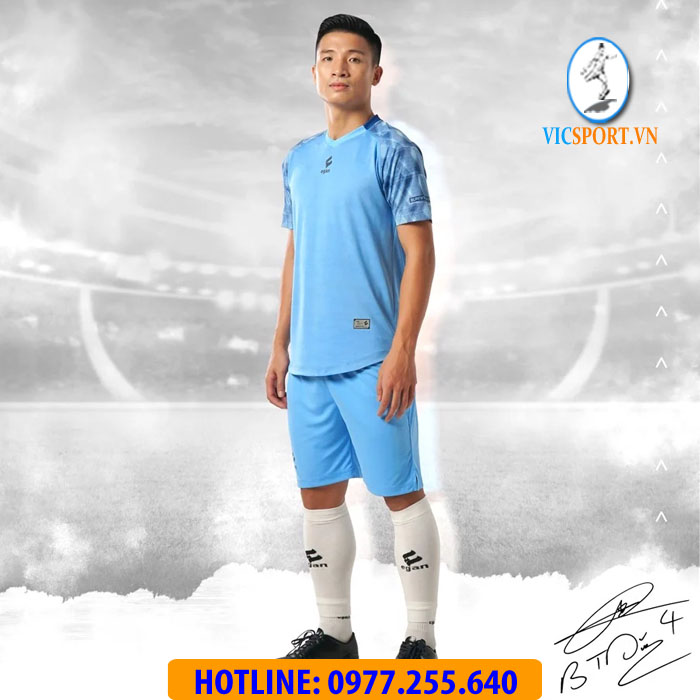ÁO ĐÁ BANH ALPHA-TD04 MÀU XANH BIỂN - Hình ảnh 8