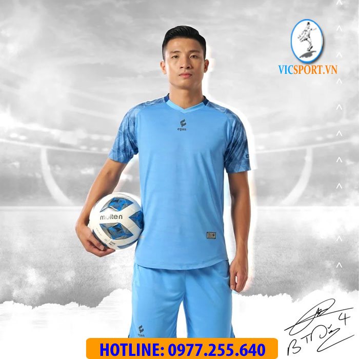 ÁO ĐÁ BANH ALPHA-TD04 MÀU XANH BIỂN - Hình ảnh 6