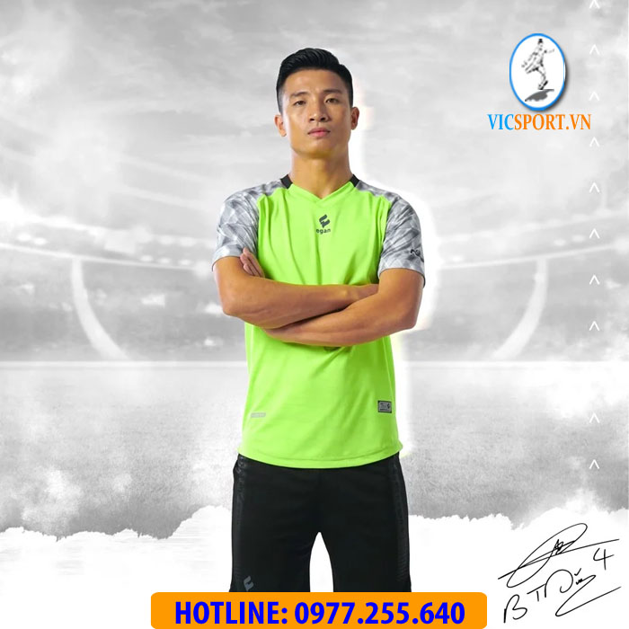 ÁO ĐÁ BANH ALPHA-TD04 MÀU XANH CHUỐI - Hình ảnh 8