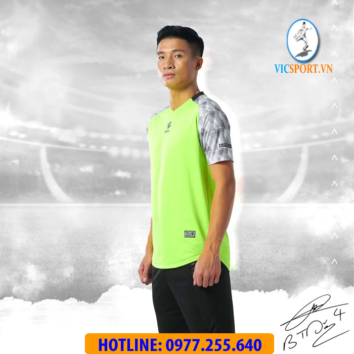 ÁO ĐÁ BANH ALPHA-TD04 MÀU XANH CHUỐI - Hình ảnh 5