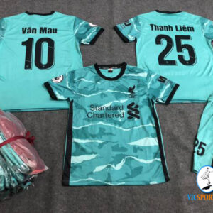 ÁO LIVERPOOL XANH NGỌC IN CHO KHÁCH