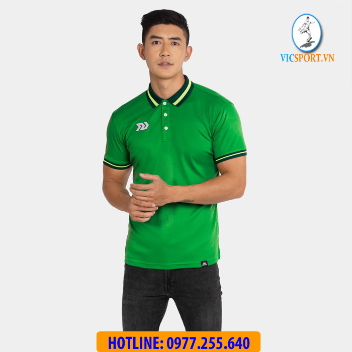 ÁO POLO NAM MODERN 2 MÀU XANH LÁ - Hình ảnh 4