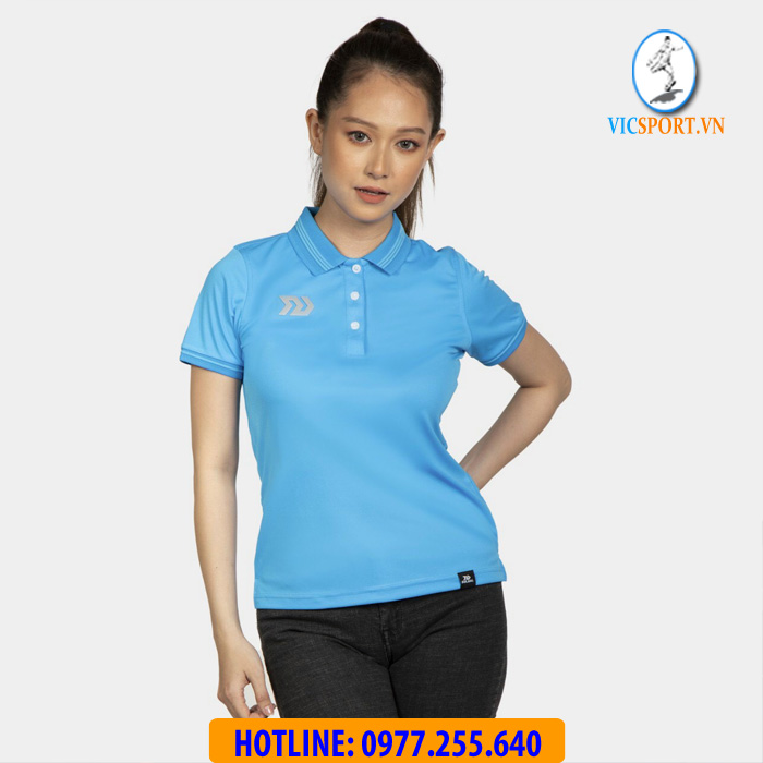 ÁO POLO NỮ MODERN 2 MÀU XANH BIỂN
