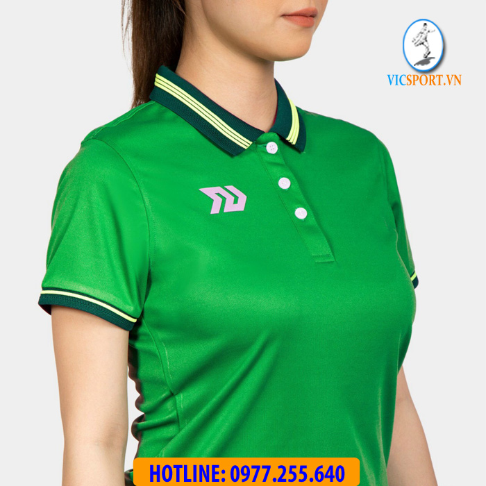 ÁO POLO NỮ MODERN 2 MÀU XANH LÁ - Hình ảnh 4