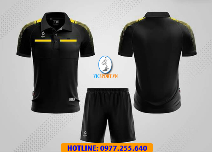 ÁO TRỌNG TÀI ERIC UV MÀU ĐEN - Hình ảnh 4