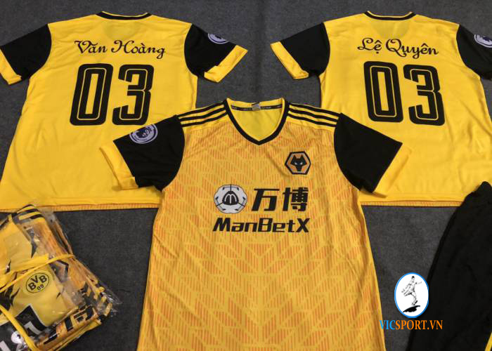 ÁO WOLVES HAMPTON VÀNG IN CHO KHÁCH - Hình ảnh 5
