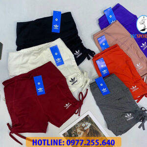 QUẦN ĐÙI DÂY RÚT NỮ ADIDAS CỰC ĐẸP