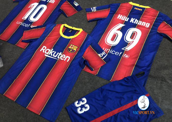 ÁO BARCELONE SÂN NHÀ IN CHO KHÁCH - Hình ảnh 2