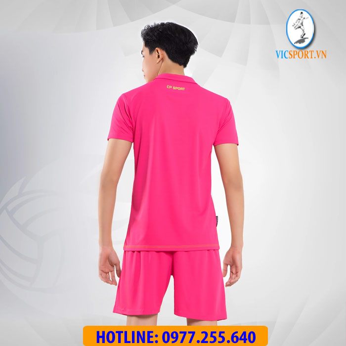 ÁO BÓNG CHUYỀN NAM FLYER MÀU HỒNG - Hình ảnh 3