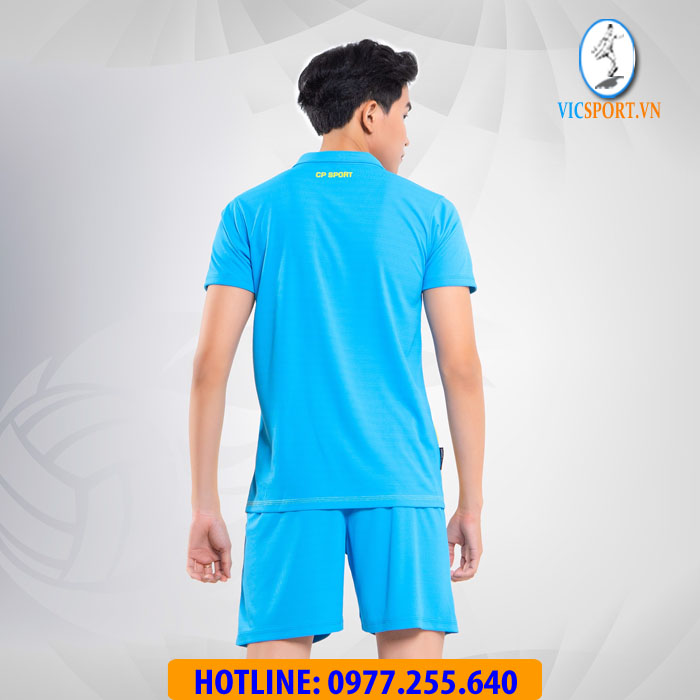ÁO BÓNG CHUYỀN NAM FLYER MÀU XANH DA - Hình ảnh 3
