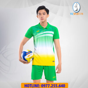 ÁO BÓNG CHUYỀN NAM FLYER MÀU XANH LÁ