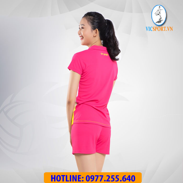 ÁO BÓNG CHUYỀN NỮ FLYER MÀU HỒNG - Hình ảnh 3