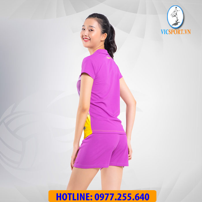 ÁO BÓNG CHUYỀN NỮ FLYER MÀU TÍM - Hình ảnh 2