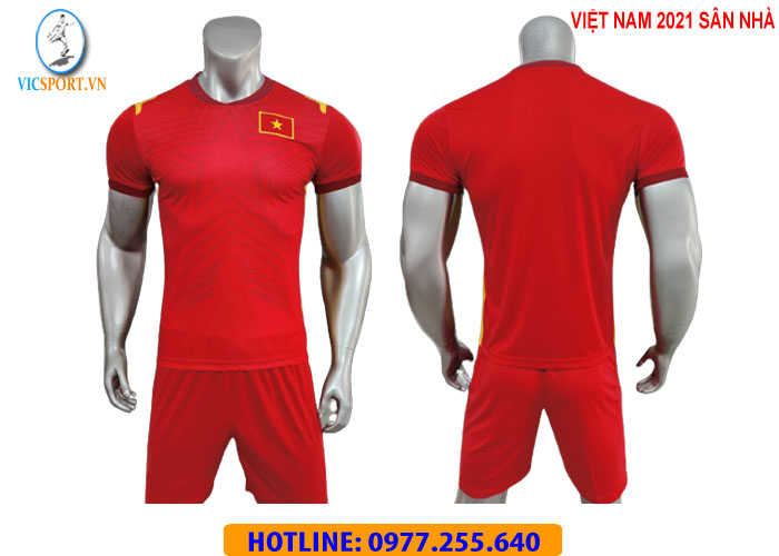 ÁO ĐÁ BANH ĐỘI TUYỂN VIỆT NAM 2021 SÂN NHÀ - Hình ảnh 4