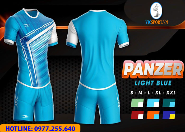 ÁO ĐÁ BANH PANZER MÀU XANH DA - Hình ảnh 3