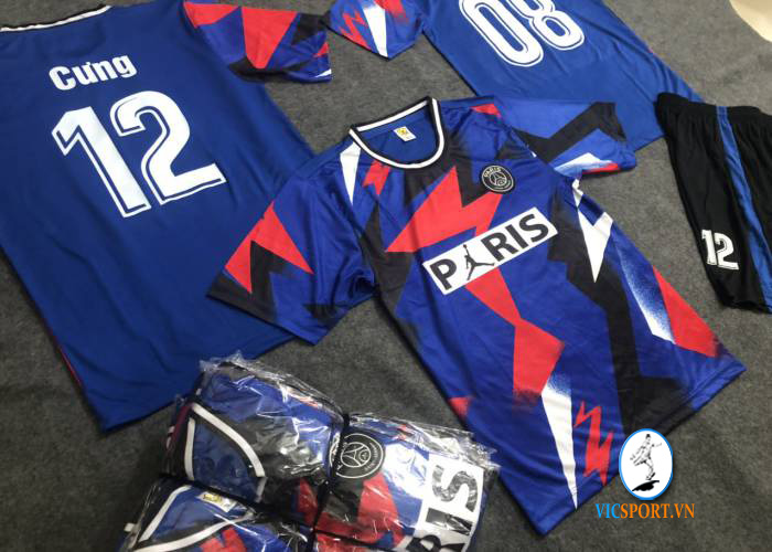 ÁO PSG XANH IN CHO KHÁCH - Hình ảnh 5