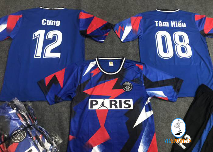 ÁO PSG XANH IN CHO KHÁCH - Hình ảnh 3