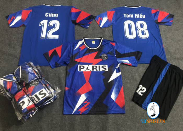 ÁO PSG XANH IN CHO KHÁCH