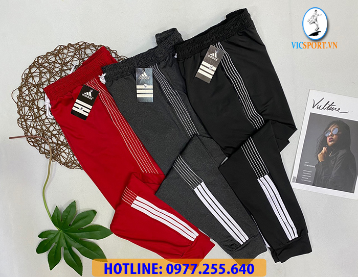 QUẦN JOGGER NỮ SỌC HÔNG - Hình ảnh 4