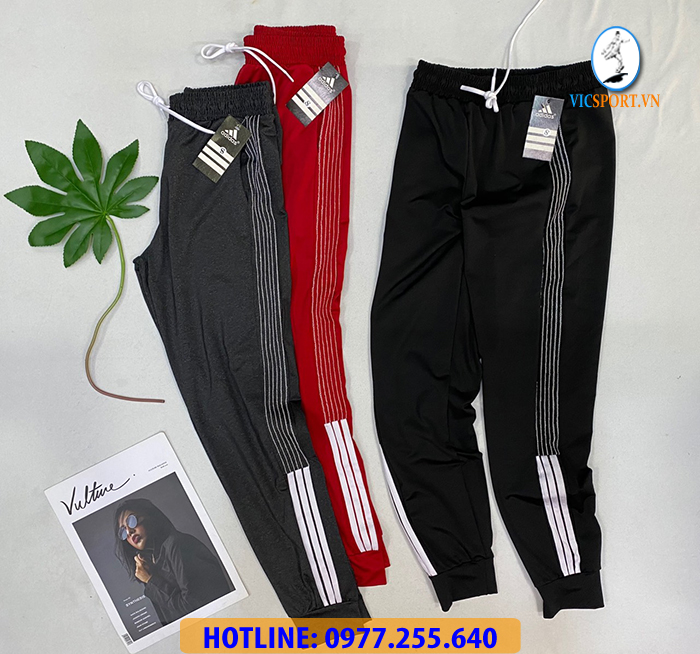 QUẦN JOGGER NỮ SỌC HÔNG - Hình ảnh 3