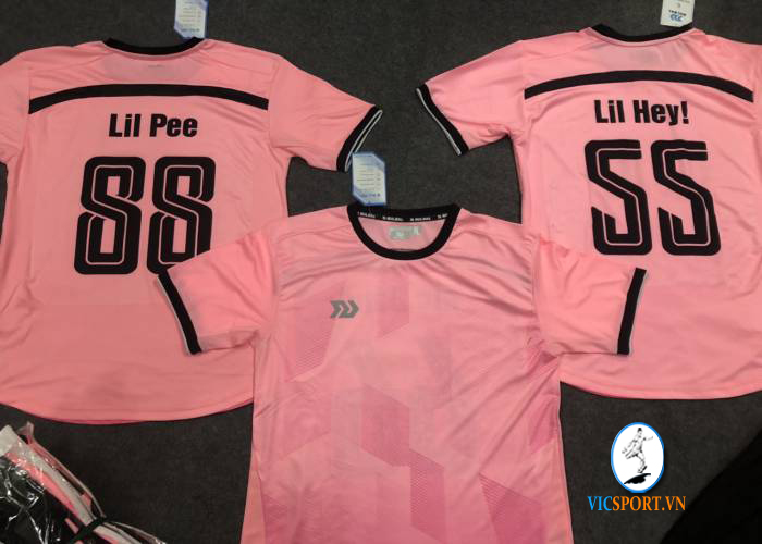 ÁO KHÔNG LOGO PREDATOR HỒNG IN CHO KHÁCH - Hình ảnh 3