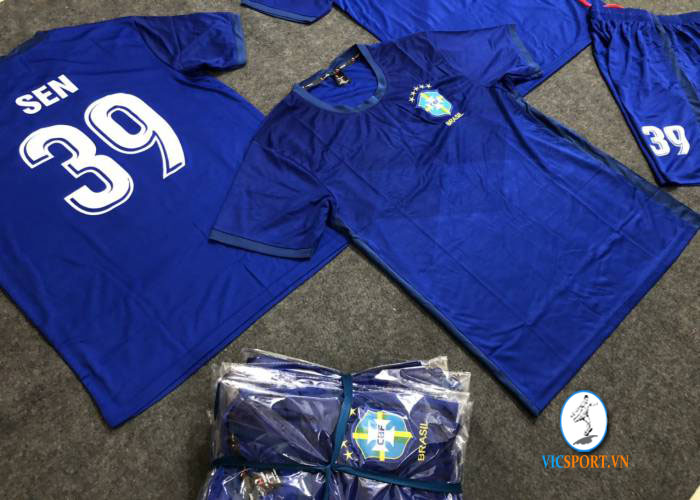 ÁO BRAZIL XANH IN CHO KHÁCH - Hình ảnh 3
