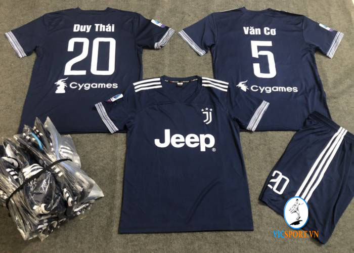 ÁO JUVENTUS XANH DƯƠNG IN CHO KHÁCH - Hình ảnh 5