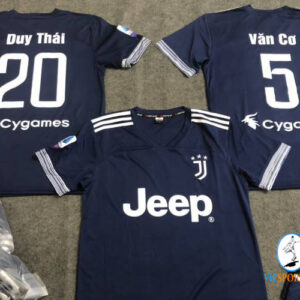ÁO JUVENTUS XANH DƯƠNG IN CHO KHÁCH