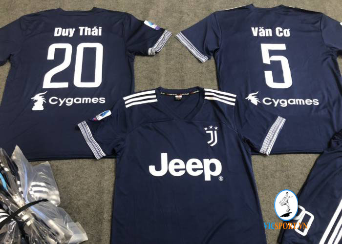 ÁO JUVENTUS XANH DƯƠNG IN CHO KHÁCH