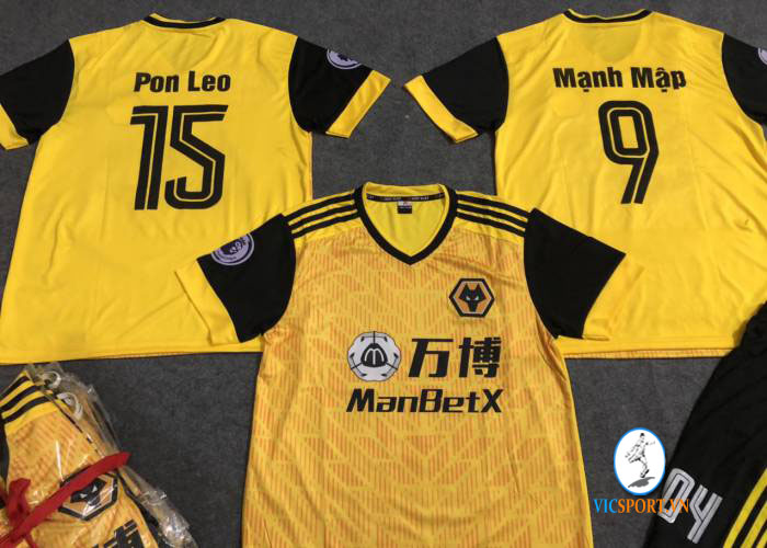 ÁO WOLVES HAMPTON VÀNG IN CHO KHÁCH - Hình ảnh 5