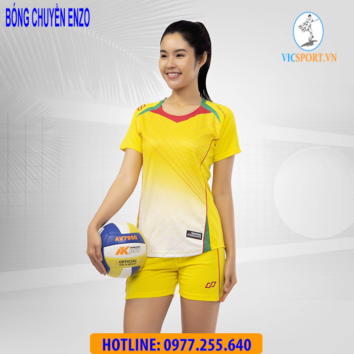 BÓNG CHUYỀN NỮ ENZO VÀNG - Hình ảnh 5