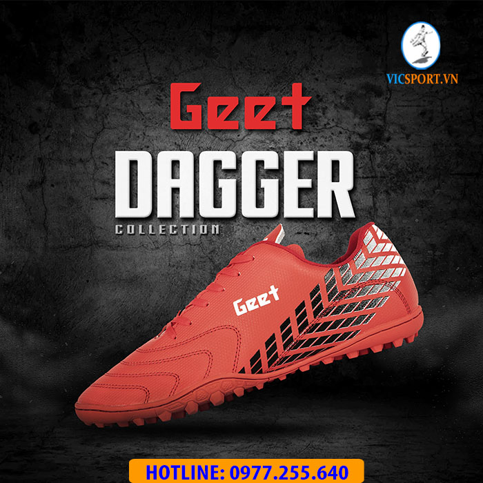 GIÀY ĐÁ BANH GEET DAGGER MÀU ĐỎ
