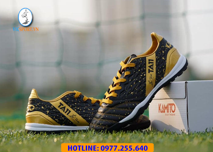 GIÀY ĐÁ BANH KAMITO TA11 TF MÀU ĐEN - Hình ảnh 6