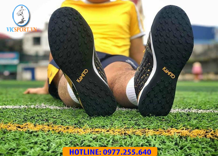 GIÀY ĐÁ BANH KAMITO TA11 TF MÀU ĐEN - Hình ảnh 2