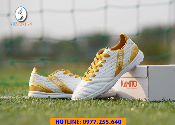 GIÀY ĐÁ BANH KAMITO TA11 TF MÀU TRẮNG - Hình ảnh 7