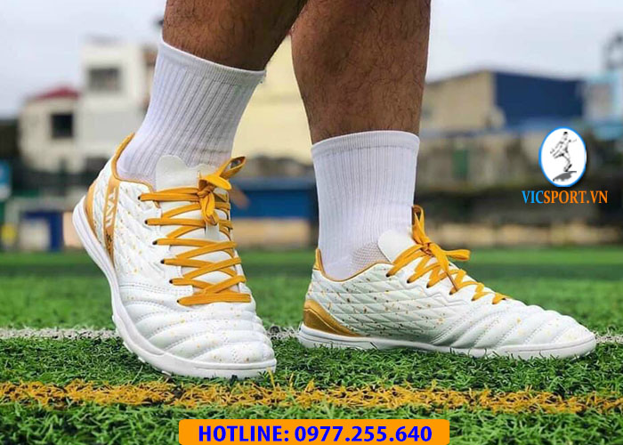 GIÀY ĐÁ BANH KAMITO TA11 TF MÀU TRẮNG - Hình ảnh 5