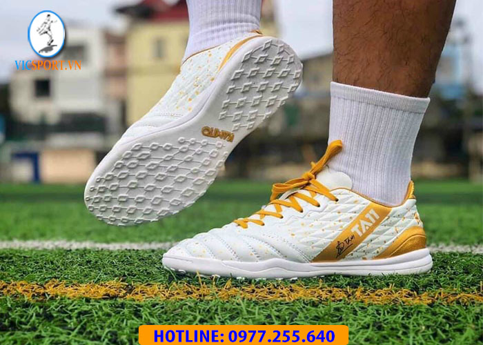 GIÀY ĐÁ BANH KAMITO TA11 TF MÀU TRẮNG - Hình ảnh 4