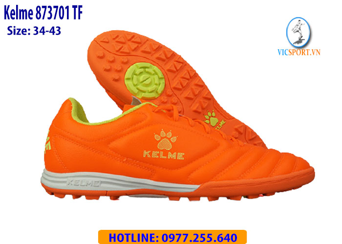 GIÀY ĐÁ BANH KELME 873701 TF MÀU CAM