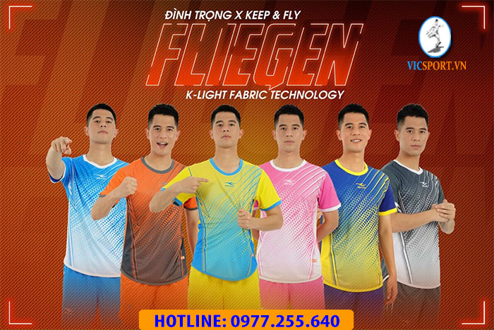 ÁO ĐÁ BANH FLIEGEN XÁM - Hình ảnh 2