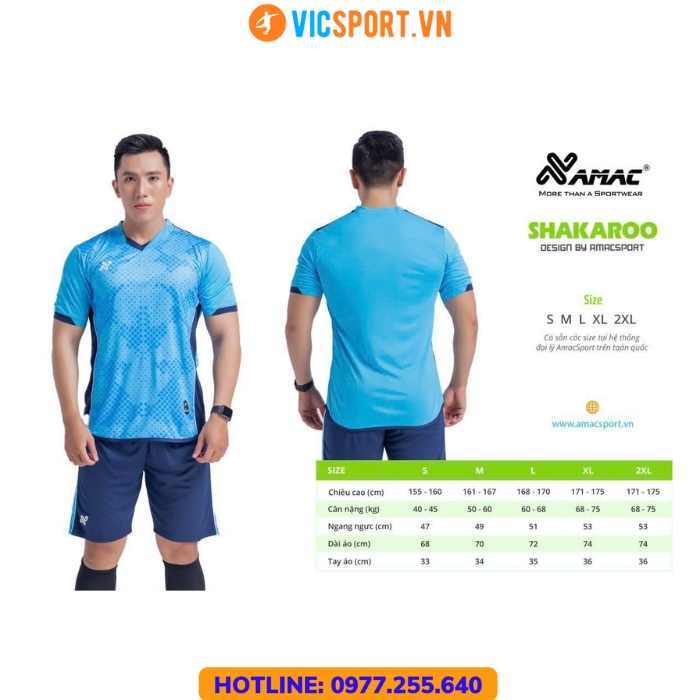 ÁO ĐÁ BANH SHAKAROO MÀU XANH DA - Hình ảnh 5