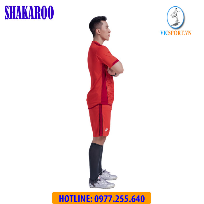 ÁO ĐÁ BANH SHAKAROO MÀU ĐỎ - Hình ảnh 4