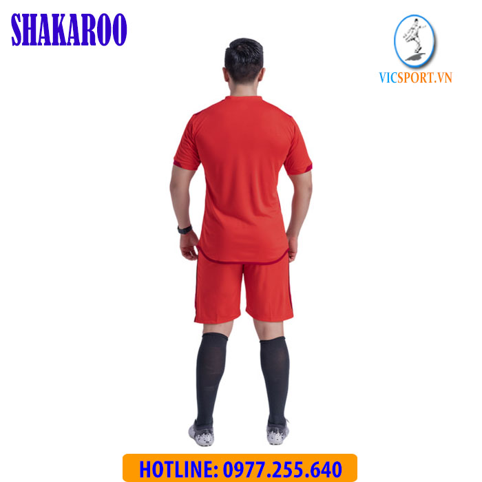 ÁO ĐÁ BANH SHAKAROO MÀU ĐỎ - Hình ảnh 3