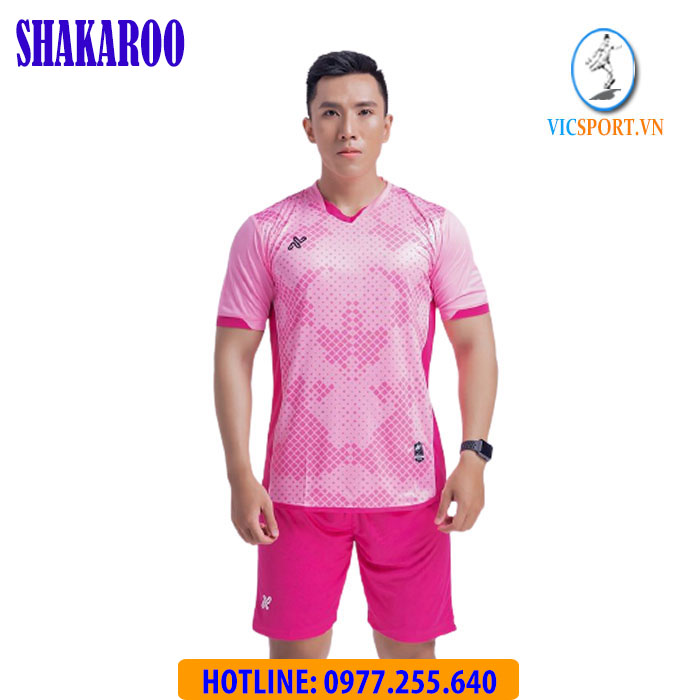 ÁO ĐÁ BANH SHAKAROO MÀU HỒNG